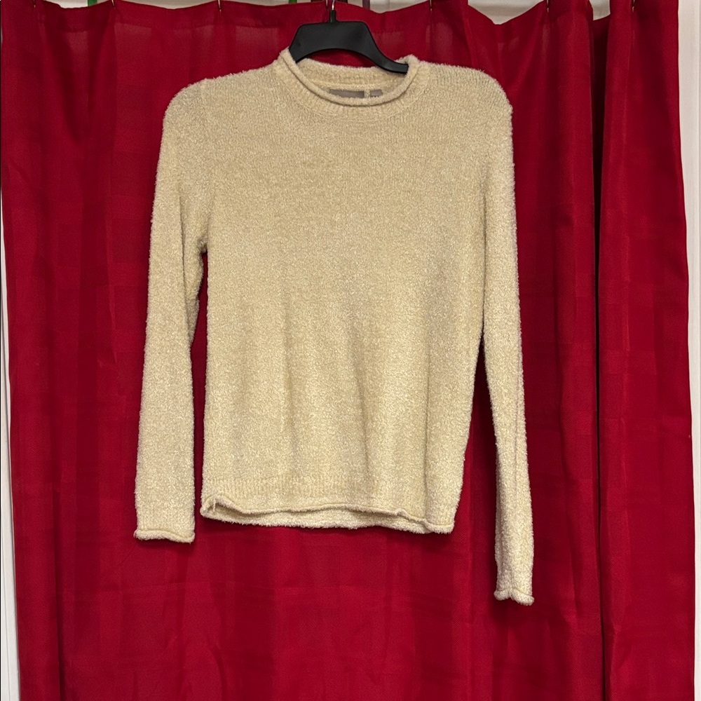 Croft & Barrow Cream Turtleneck Sweater